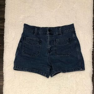 High waisted madewell jean shorts
